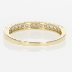 .18ctw Diamond Pavé Milgrain Scroll Wedding Band Ring 14k Yellow Gold Size 6