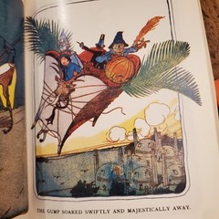 1961 Marvelous Land of Oz With 16 Color Plates! L. Frank Baum Vintage Paperback