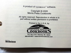 Cooking with the Herman Family Morris Press Cookbook 2005 USA