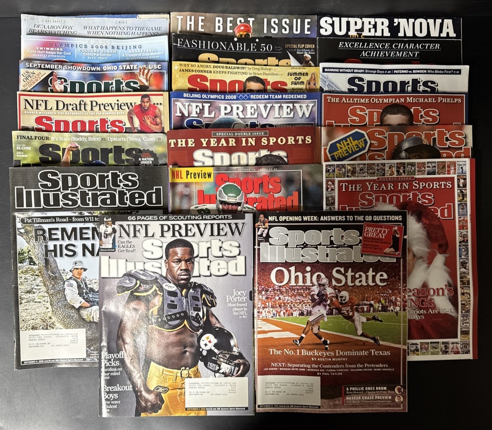Sports Illustrated Issues Mix/ Lot Of 20