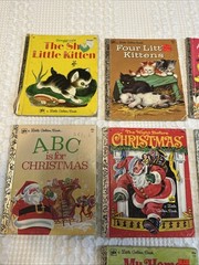 A Little Golden Book Vintage Lot Of 10 Varying Condition 1970’s