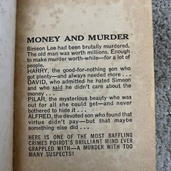 A Holiday For Murder Mystery Paperback Book by Agatha Christie Suspense 1962