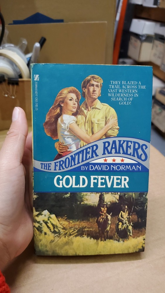 Gold Fever By David Norman Zebra 1980 The Frontier Rakers Western