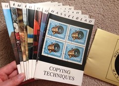 8 Hasselblad series booklets + Hasselblad 10 Years on The Moon 1969 – 1979
