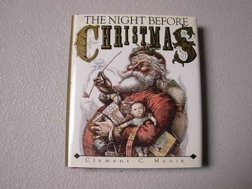 The Night Before Christmas Miniature Edition Moore Clement C. Hardback 2.75×3.25