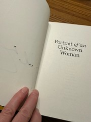 Signed First Edition Portrait of an Unknown Woman Daniel Silva Hardcover