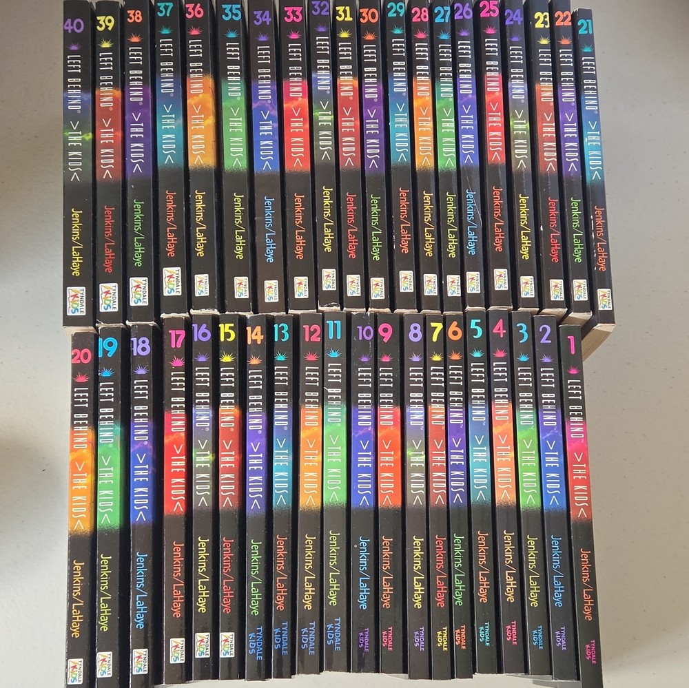 Left Behind THE KIDS Series Vol 1-40 COMPLETE SET Jenkins LaHaye Vtg Paperback