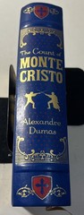 The Count of Monte Cristo by Alexandre Dumas, featuring a bonded leather VG