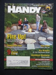 HANDY Handyman Club of America Magazine Fire Pit (August/September 2010 Issue)