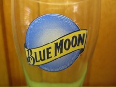BLUE MOON PINT GLASS 16 OZ. 8 3/4″ TALL