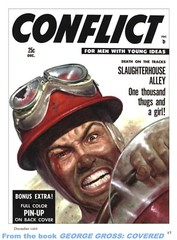 GEORGE GROSS: COVERED, trade paperback edition of a new men’s pulp mag art book