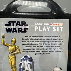 Star Wars: The Rise Of Skywalker Book and Magnetic Play Set New Sealed