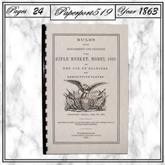1863 Springfield Armory Rifle Musket Model 1863, 24 Pages