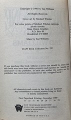 The Dragonbone Chair Tad Williams Book One Memory Sorrow and Thorn 1989