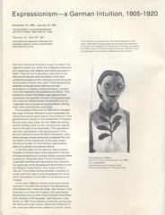 Expressionism: A German Intuition 1905-1920 Preview? Summaery? 12 pages – 1980