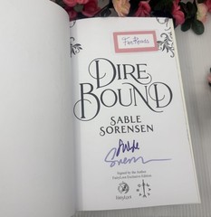 Direbound by Sable Sorensen (SIGNED AND BRAND NEW) Fairyloot