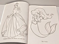 Disney Princess Holiday Dreams Christmas Coloring Book Cinderella Snow White