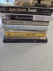 Agatha Christie Lot Of 8 Books Paperback Mystery Some Vintage