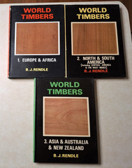 World Timbers B.J. Rendle Complete 3 Volume Set Wood Woodworking Reference Books