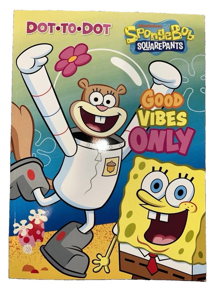 🆕 SpongeBob SquarePants Dot-to-Dot Coloring & Activity Book Tear & Share Pages