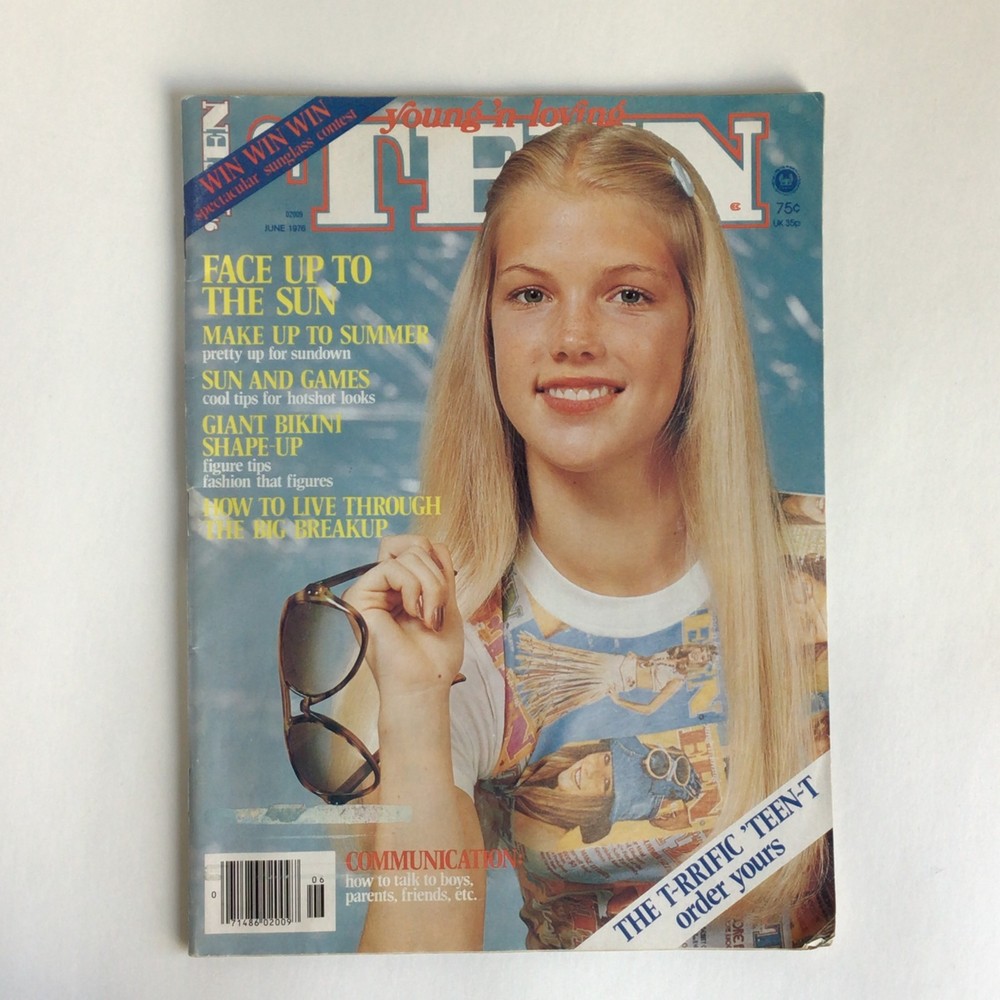 Vintage TEEN Magazine – JUNE 1976 Young & Lovin 96 Pages Fashion, Ads, Advice