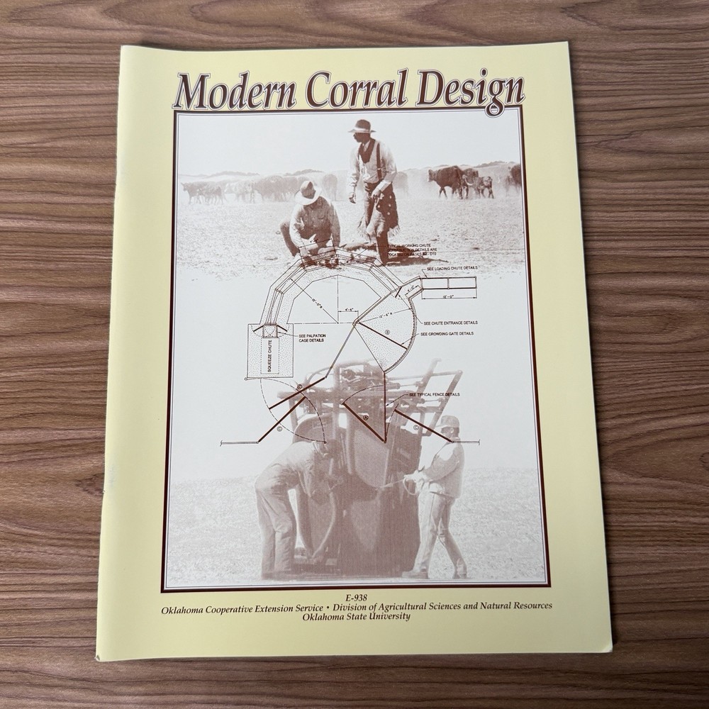 Modern Corral Design Cattle Livestock Handling Agriculture Plans Construction