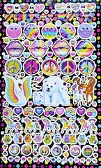 Lisa Frank Ultimate Gift Set Jumbo Coloring & Activity Books Plus 600+ stickers!