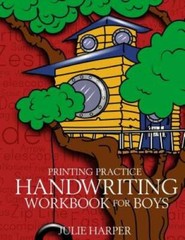 Printing Practice Handwriting Workbook for Boys – Paperback – GOOD