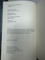Ja Tamara- Musiał Grzegorz Poweiść O Tamarze Łempickiej Hard Cover Book