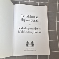 Quality Chess The Exhilarating Elephant Gambit Jensen/Aabling-Thomsen 2021 PB