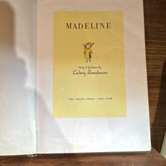 Ludwig Bemelmans Madeline HC Illustrated Ex-Library Viking Press 1939 4-8