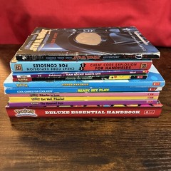 Mixed Lot Books Pokemon Variety Guides Star Wars Team Rocket Cheat Codes 2000s