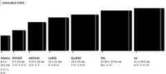 Classic Notebook, Soft Cover, Large (5″ x 8.25″) Squared/Grid, Black, 240 Pages