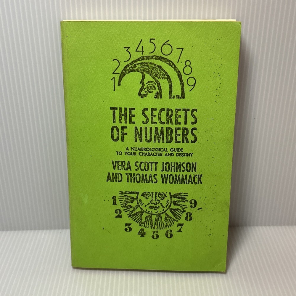 The Secrets of Numbers by Vera Scott Johnson & Thomas Wommack ~ VTG 1973 Occult