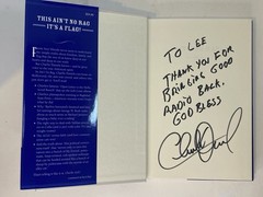 Charlie Daniels SIGNED Ain’t No Rag : Freedom, Family, and the Flag – 2003 hcdj