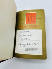 1954 The Life of Christ Vintage Catholic Book Edited by Rev O’Connell HC