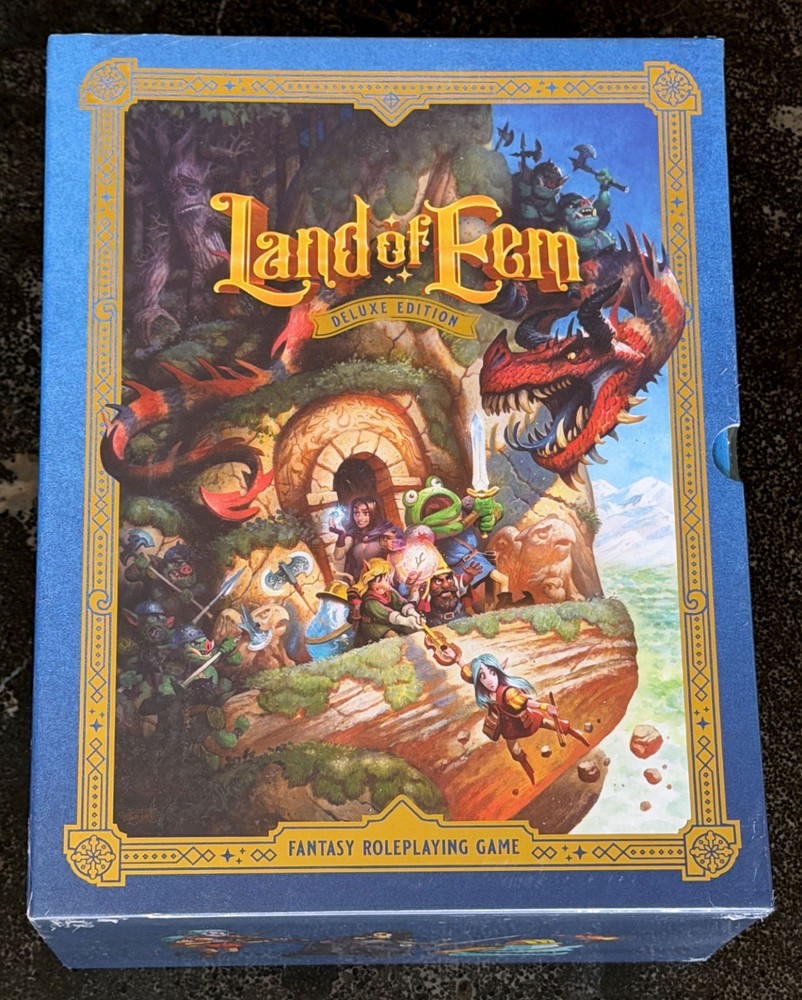Land of Eem Deluxe Edition Fantasy Role Playing Game RPG Box Set Exalted Funeral