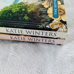 Katie Winters Book Lot Of 2 PB Against Current Blink Of Time Sutton Book Club
