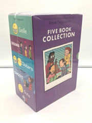 Raina Telgemeier Collection Box Set (Smile, Drama, Sisters, Ghosts, Guts) New NM