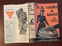 vtg 1940s lot 5 Earle S. Gardner D.A. COOKS A GOOSE detective PERRY MASON books