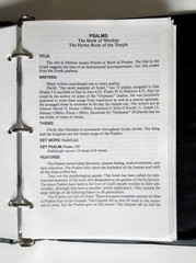 J. Vernon McGee’s Notes on the Holy Bible (partially complete, w/binder)