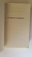 Alcoholics Anonymous 4TH EDITION BIG BOOK Blue Soft Cover Small 4.5 in x 7 in