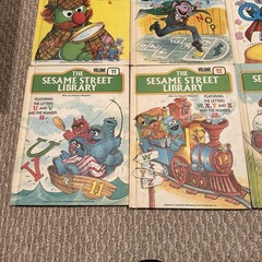 Vintage Sesame Street Library Books Set Vol 1–15 CTW Funk Wagnalls 1970s