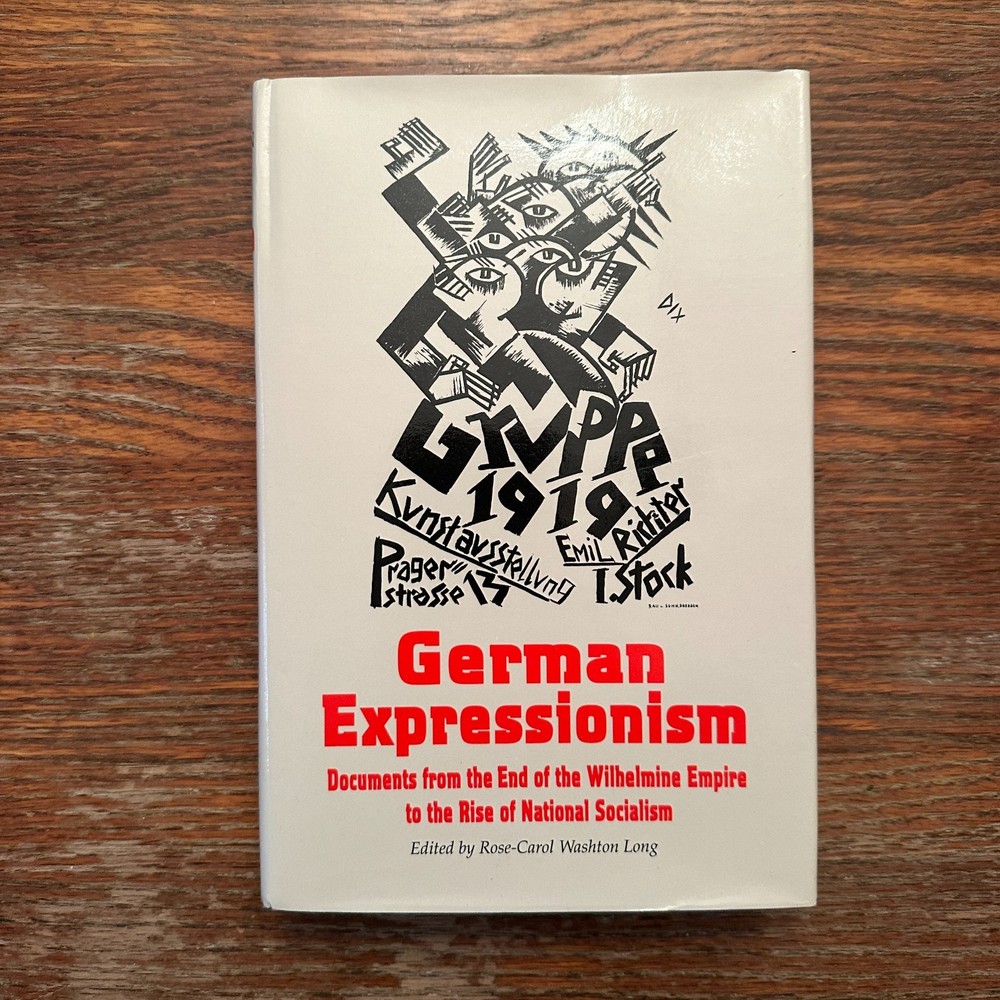 German Expressionism by Rose-Carol Washton Long 1993 Art Hardcover VERY GOOD