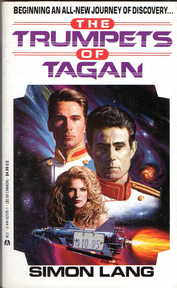 The Trumpets of Tagan – Simon Lang (Paperback, 1992) Very Good Condition Sci-Fi