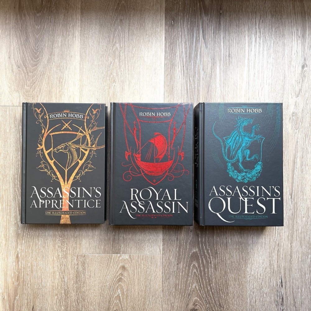 Signed – Robin Hobb Farseer Trilogy Hardcover Illustrated Edition – Signed NEW