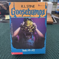 Vtg. Goosebumps Book #9 – #12 Book Sleeve Scholastic **No Books READ**