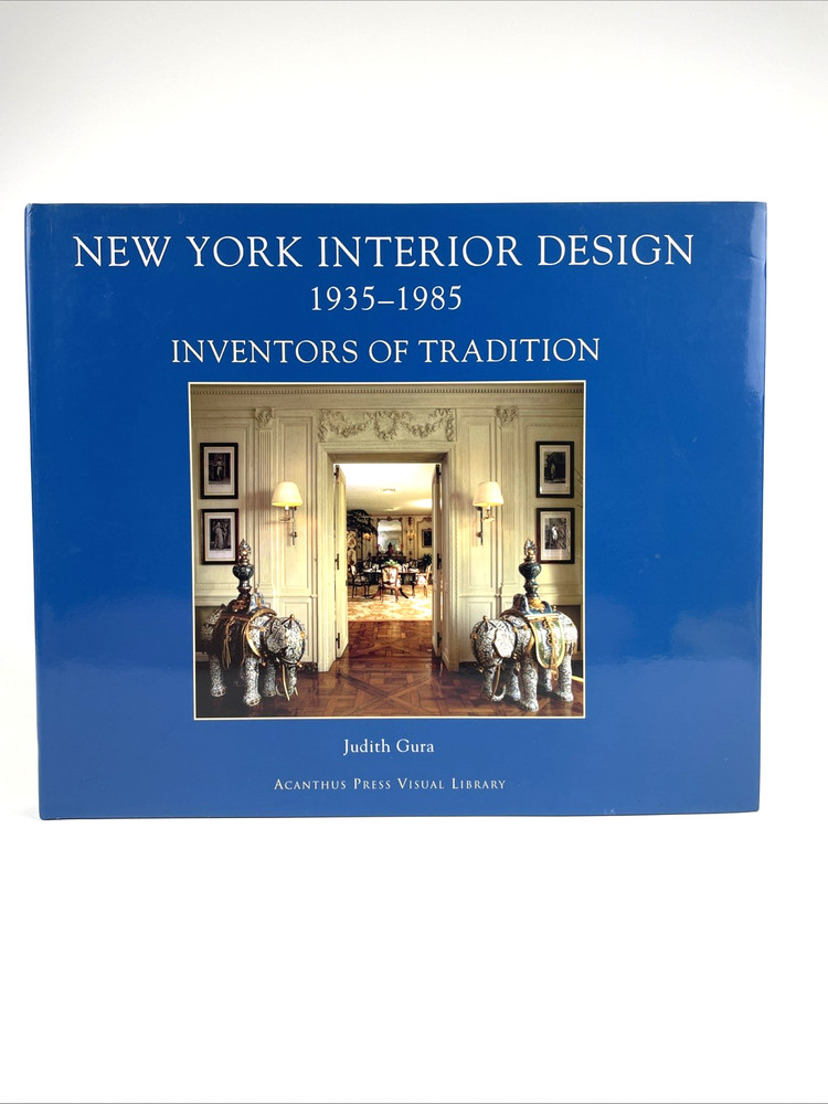 New York Interior Design 1935-1985 Illustrated-Judith Gura-History/Art