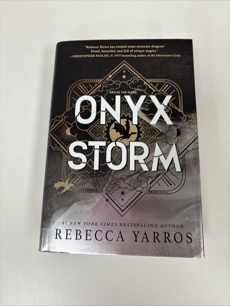 Onyx Storm (Deluxe Limited Edition) by Rebecca Yarros (2025, Hardcover)