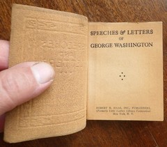Speeches & Letters of George Washington (Little Luxart Library – Leather)